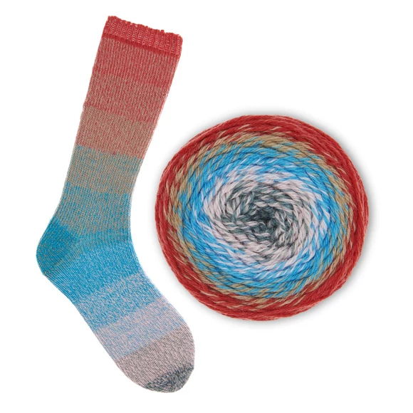 Rico Socks Degrade - 003 Modern - wool sock yarn - színátmenetes zokni fonal