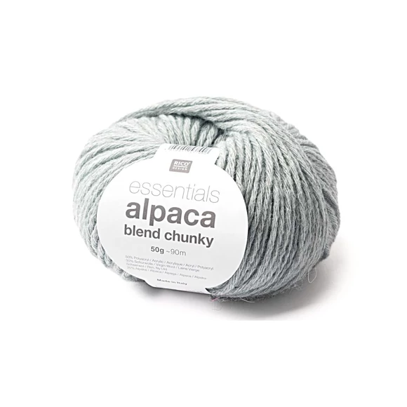 Rico Alpaca Chunky - 005 Aqua - wool based yarn - szürke gyapjú fonal 