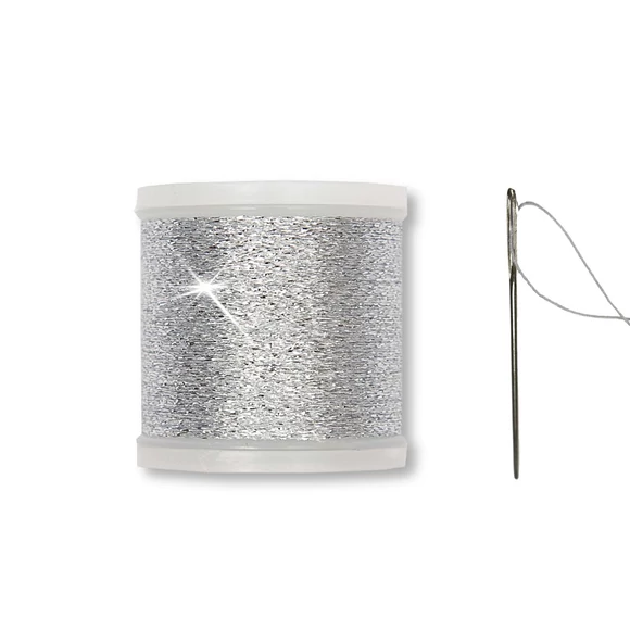 Rico Sticktwist Metallic 942 Silver - metálfényű ezüst hímzőfonal