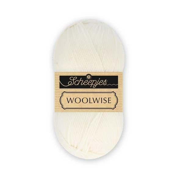 Scheepjes Woolwise 701 Pure White - fehér merinói gyapjú fonal - wool yarn