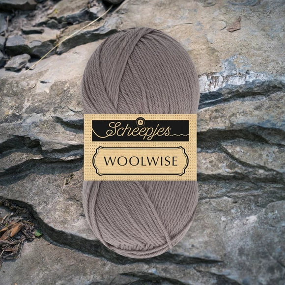 Scheepjes Woolwise 704 Slate Grey - Szürke merinói gyapjú fonal - wool yarn