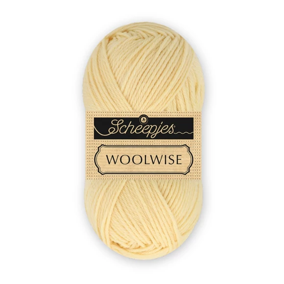 Scheepjes Woolwise 7713 Lemon Zest - sárga merinói gyapjú fonal - wool yarn