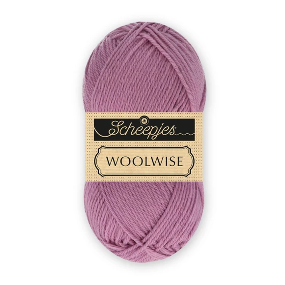 Scheepjes Woolwise 739 Regal Purple - lila merinói gyapjú fonal - wool yarn