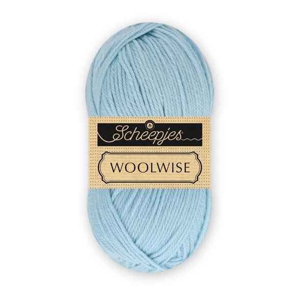 Scheepjes Woolwise 743 Frosty Sky - világoskék merinói gyapjú fonal - wool yarn
