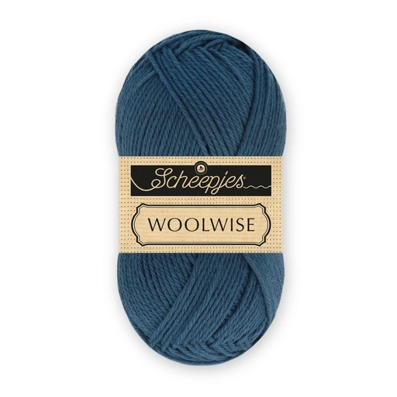 Scheepjes Woolwise 747 Galaxy - sötétkék merinói gyapjú fonal - wool yarn