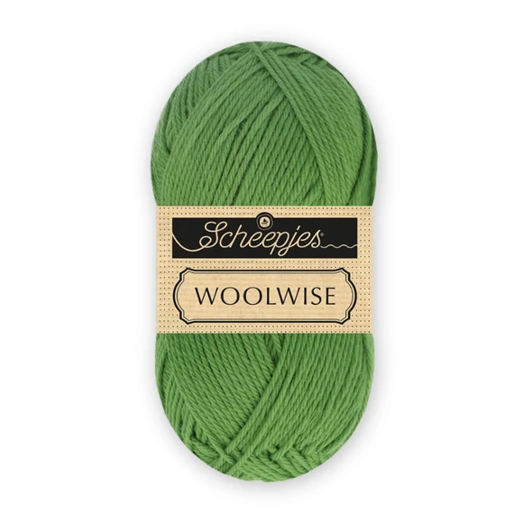 Scheepjes Woolwise 756 Agave Green - zöld merinói gyapjú fonal - wool yarn