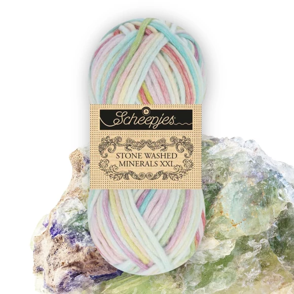 Scheepjes Stone Washed XXL 914 Beryl Blaze - színátmenetes vastag fonal