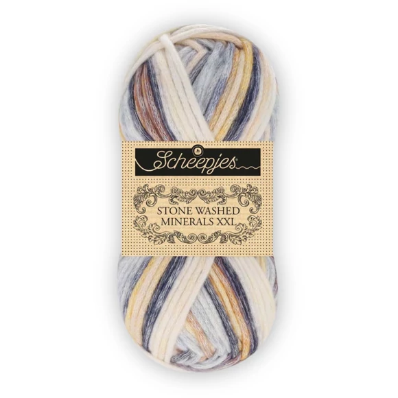 Scheepjes Stone Washed XXL 919 Cobalt Copper - színátmenetes vastag fonal