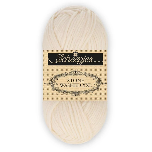Scheepjes Stone Washed XXL 841 Moon Stone - fehér vastag fonal