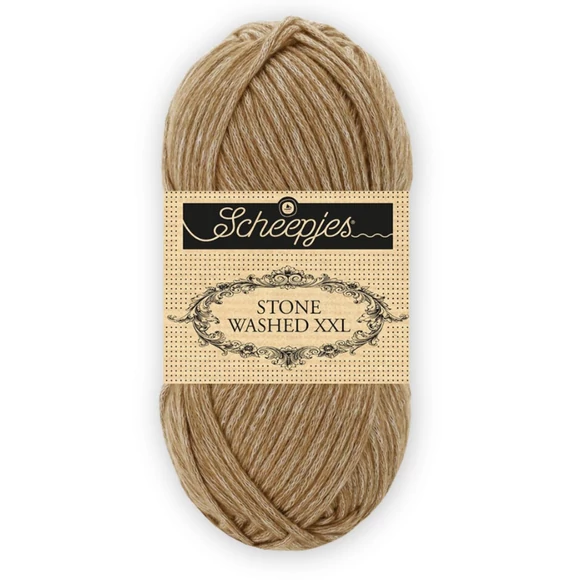 Scheepjes Stone Washed XXL 844 Boulder Opal - barna vastag fonal