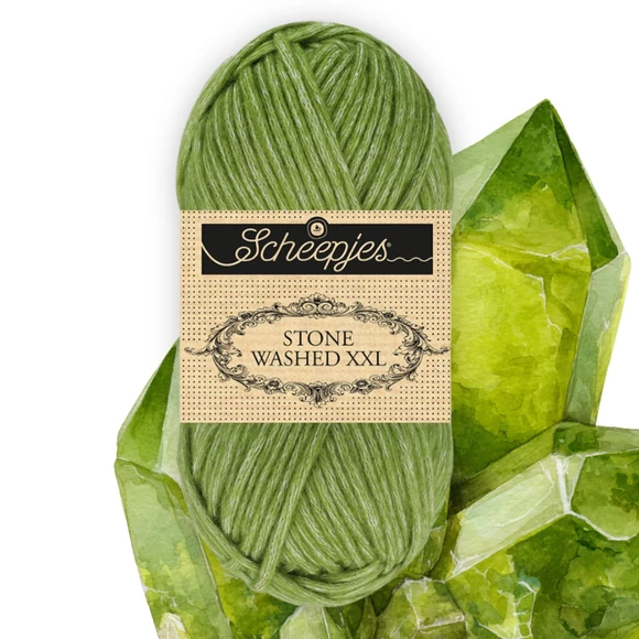 Scheepjes Stone Washed XXL 846 Canada Jade - zöld vastag fonal