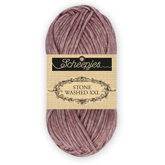 Scheepjes Stone Washed XXL 851 Deep Amethyst lila vastag fonal
