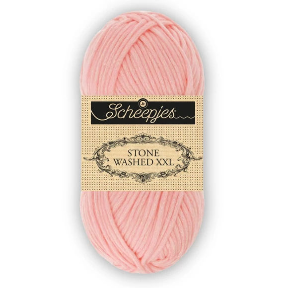 Scheepjes Stone Washed XXL 860 Rose Quartz - rózsaszín vastag fonal