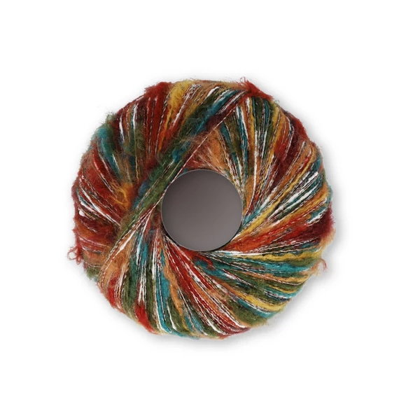 Scheepjes Trailway 008 Autumn Leaves  - sokszínű tweed kísérő fonal - tweed carry-along yarn