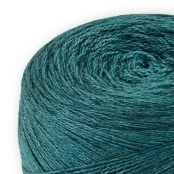 Symfonie Diva 6015 Mermaid Teal - türkiz gyapjú-selyem csipkefonal - wrino-silk lace yarn
