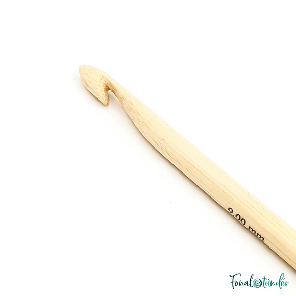 knitpro bamboo - horgolótű - crochet hook - 9mm