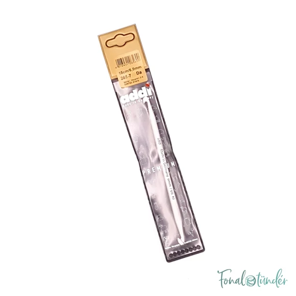 Addi Tunisian - double-headed crochet hook - tuniszi horgolótű - 6mm