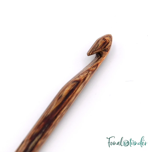 KnitPro Ginger - nemesfa horgolótű - wooden crochet hook - 4mm