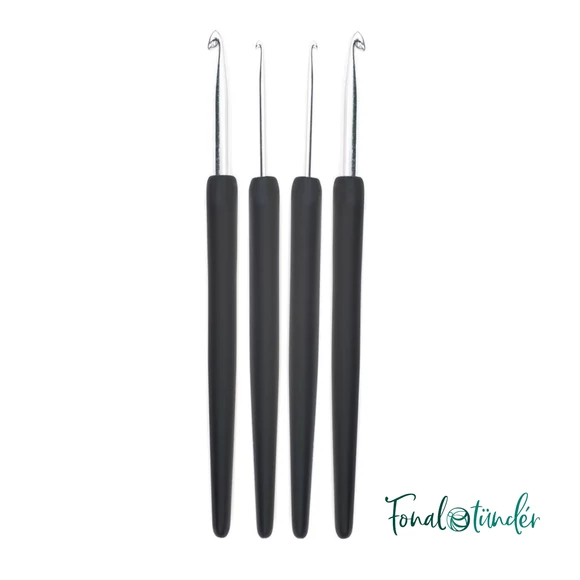 KnitPro Steel - crochet hook - horgolótű - 0.5 mm