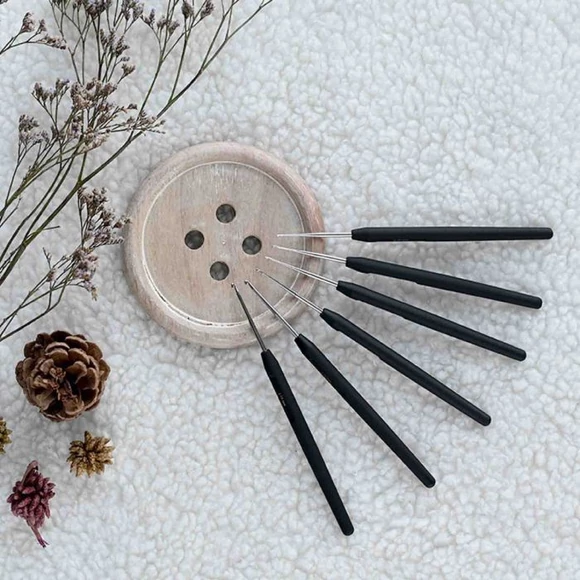 KnitPro Steel - crochet hook - horgolótű - 0.75 mm