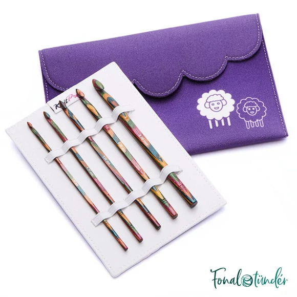 KnitPro Symfonie Crochet Hook Set - fa horgolótű készlet - 3.5-8mm