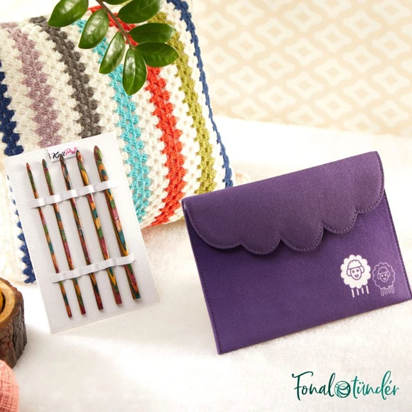 KnitPro Symfonie Crochet Hook Set - fa horgolótű készlet - 3.5-8mm