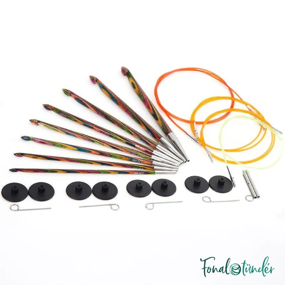 KnitPro Symfonie Set - tunisian crochet hook set