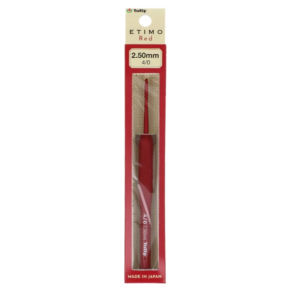 Tulip Etimo Red - crochet hook - japán horgolótű - 2.5 mm