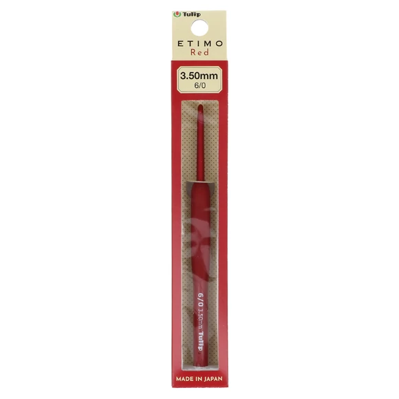Tulip Etimo Red - crochet hook - japán horgolótű - 3.5 mm