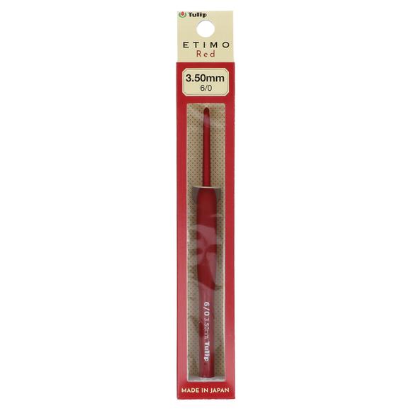 Tulip Etimo Red - crochet hook - japán horgolótű - 3.5 mm