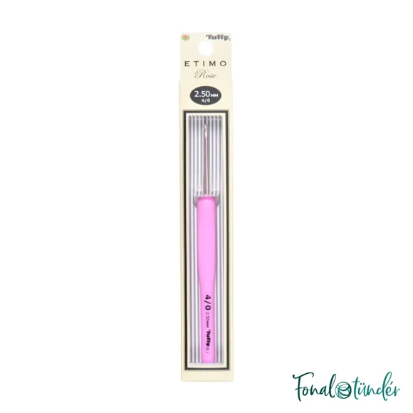 Tulip Etimo Rose - crochet hook - japán rózsaszín horgolótű - 2.5mm