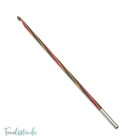 KnitPro Symfonie Tunisian hook - toldható nemesfa tuniszi horgolótű - 3mm