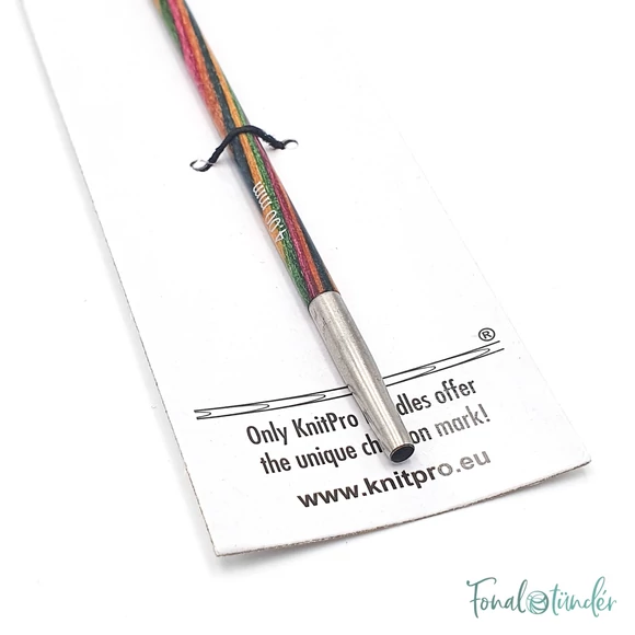 KnitPro Symfonie Tunisian hook - toldható nemesfa tuniszi horgolótű - 4mm