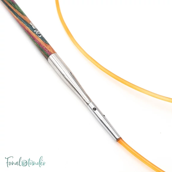 KnitPro Symfonie Tunisian hook - toldható nemesfa tuniszi horgolótű - 5mm