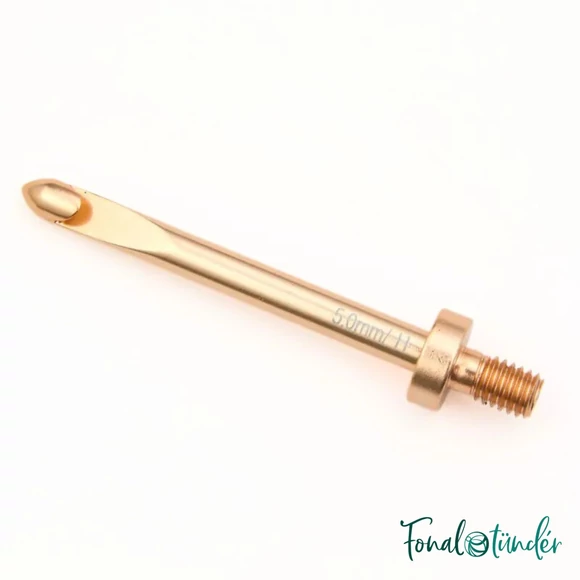 KnitPro Oasis - cserélhető végű horgolótű fej 5mm - interchangeable crochet hook tip