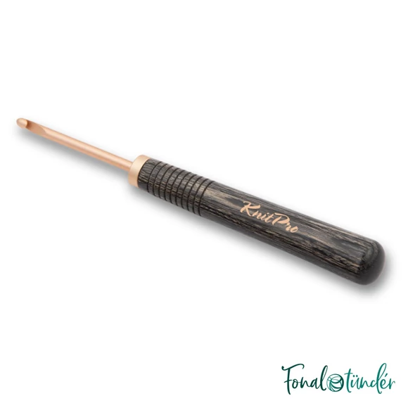 KnitPro Oasis - cserélhető végű horgolótű nyél - interchangeable crochet hook handle - Gray