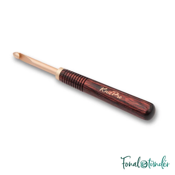 KnitPro Oasis - cserélhető végű horgolótű nyél - interchangeable crochet hook handle - Rose