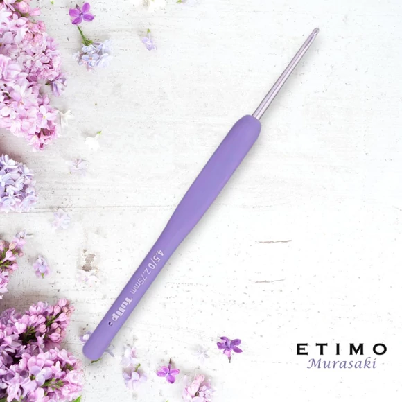 Tulip Etimo Murasaki - crochet hook - japán lila horgolótű - 2.75mm