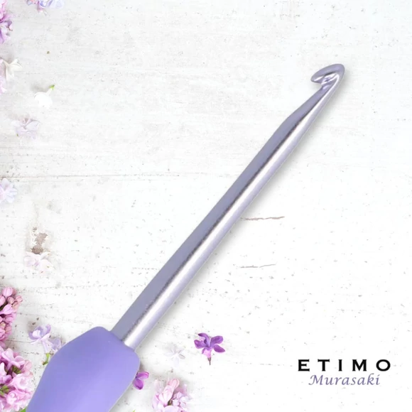 Tulip Etimo Murasaki - crochet hook - japán lila horgolótű - 2.75mm