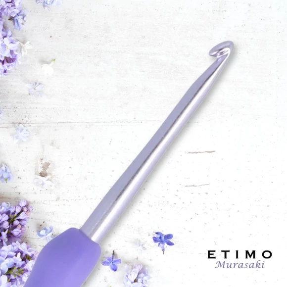 Tulip Etimo Murasaki - crochet hook - japán lila horgolótű - 3mm