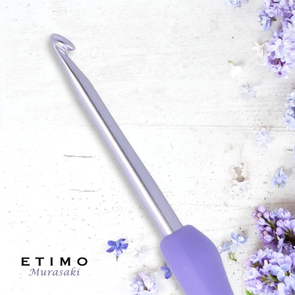 Tulip Etimo Murasaki - crochet hook - japán lila horgolótű - 3.25mm