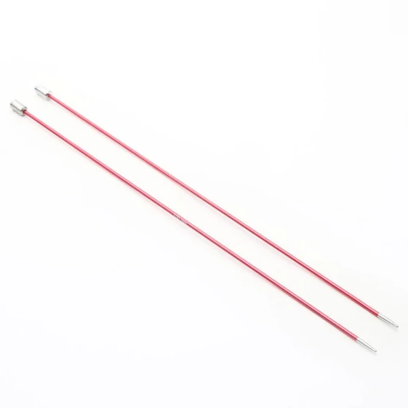 KnitPro Zing - egyenes kötőtű - single-pointed knitting needle - 40cm - 2mm