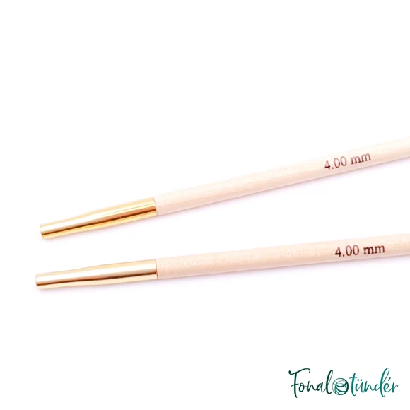 KnitPro Basix Birch - körkötőtű fej - knitting needle tip - 4mm