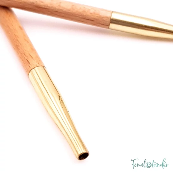 KnitPro Basix Birch - körkötőtű fej - knitting needle tip - 8.5cm - 5mm