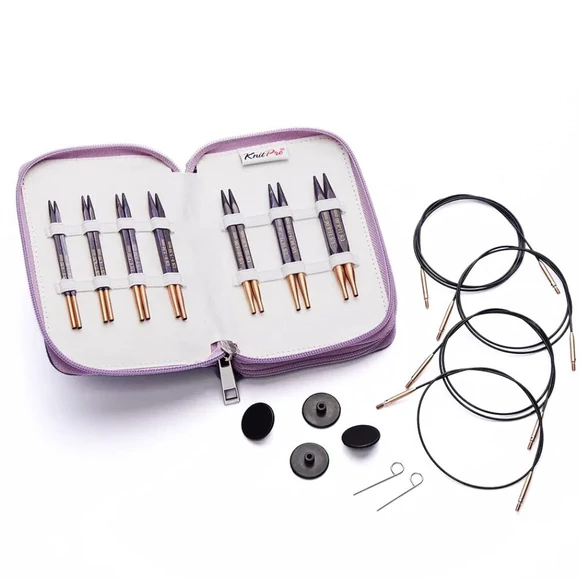 KnitPro J'Adore Special - cserélehető végű körkötőtű szett- knitting needle set - 4-8mm