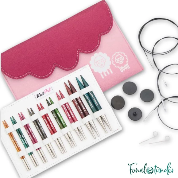 KnitPro Dreamz - interchangeable needle set - Delux - variálható körkötőtű készlet - 3-8mm