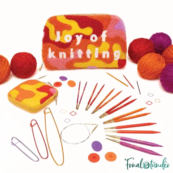 KnitPro Joy of Knitting - exkluzív nemesfa körkötőtű készlet