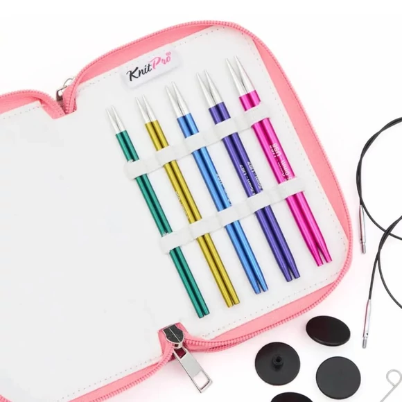 KnitPro Zing Starter knitting needle set - cserélehető körkötőtű készlet - 3-5mm