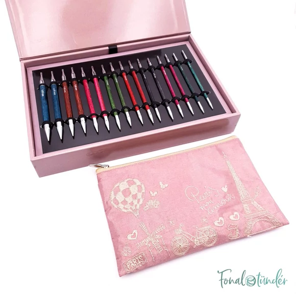 KnitPro - Royal Luxury Paris - exkluzív fa körkötőtű készlet
