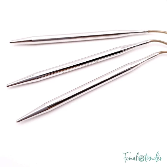 Addi CrasyTrio - flexible double pointed needle set - flexibilis zoknikötő tűkészlet - 21cm - 5mm